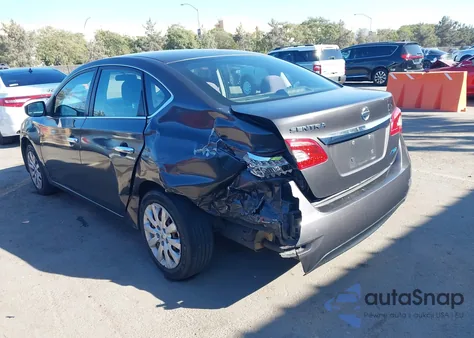 2014 Nissan Sentra S z USA, uszkodzony, nr VIN 3N1AB7AP9EY223866
